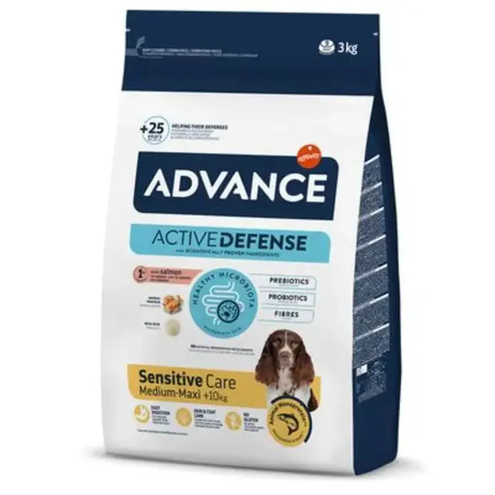 ADVANCE Sensitive Care, Somon, M/L, Microbiom & Piele, 3 Kg
