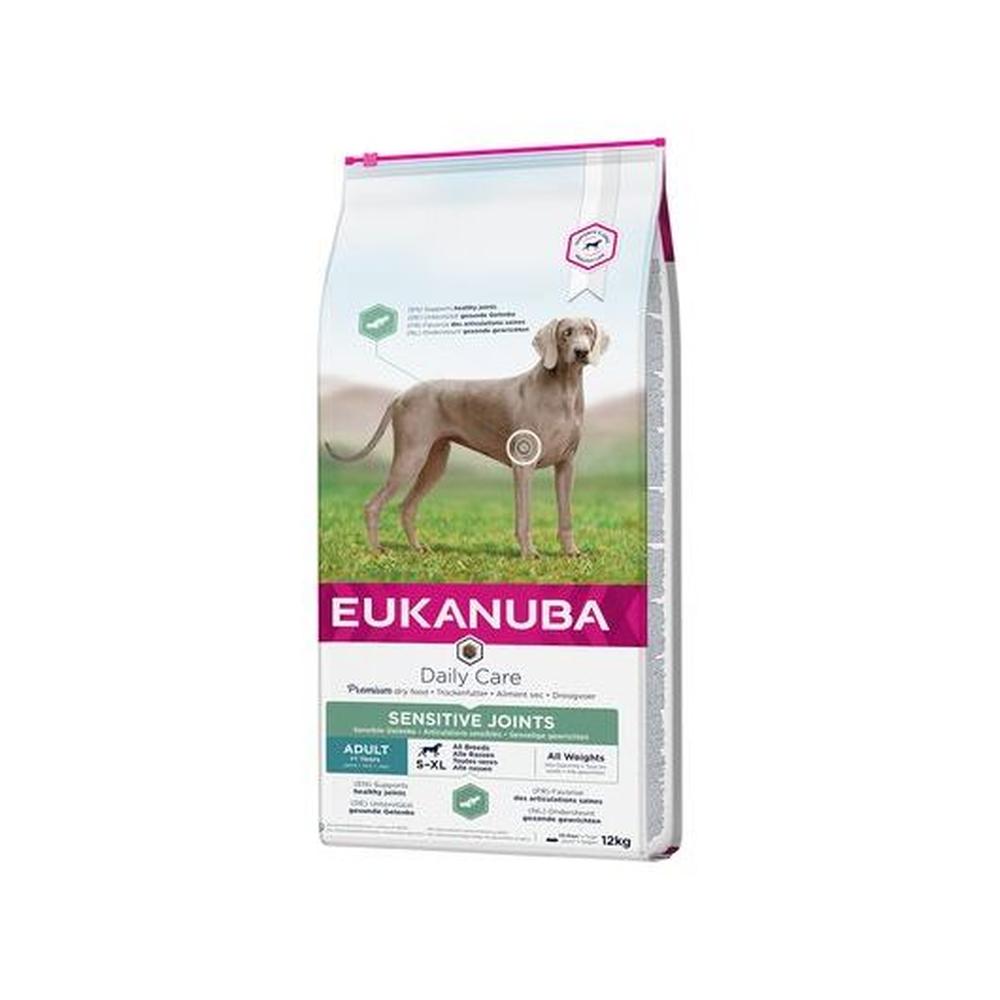 Eukanuba Sensitive Joints – Hrană uscată pentru câini adulți, articulații sensibile, 12 kg