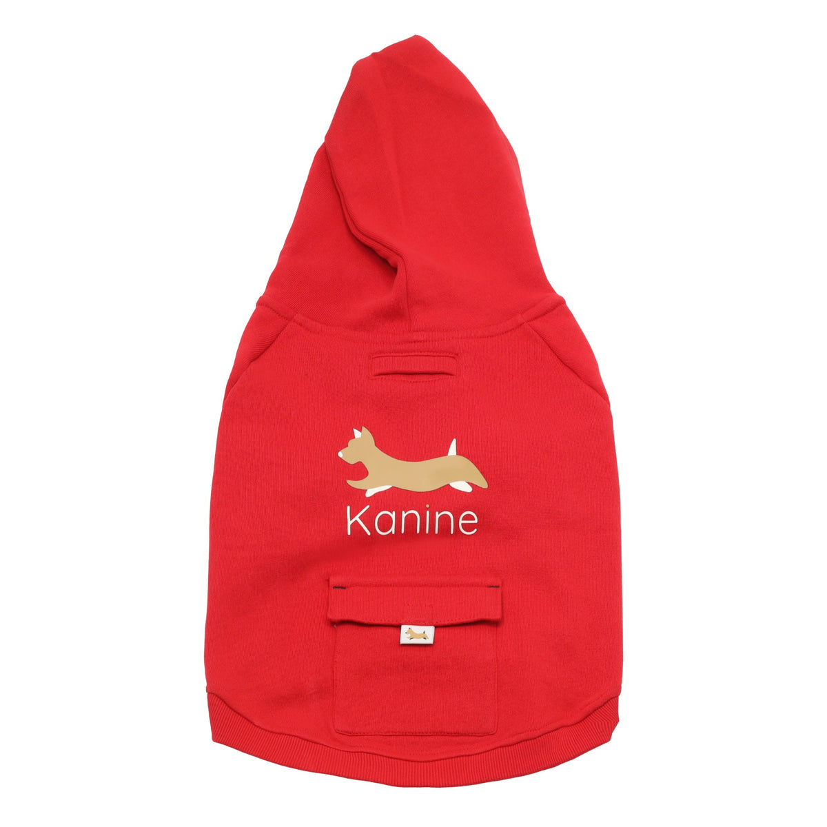 KANINE Hanorac pentru catei rosu S