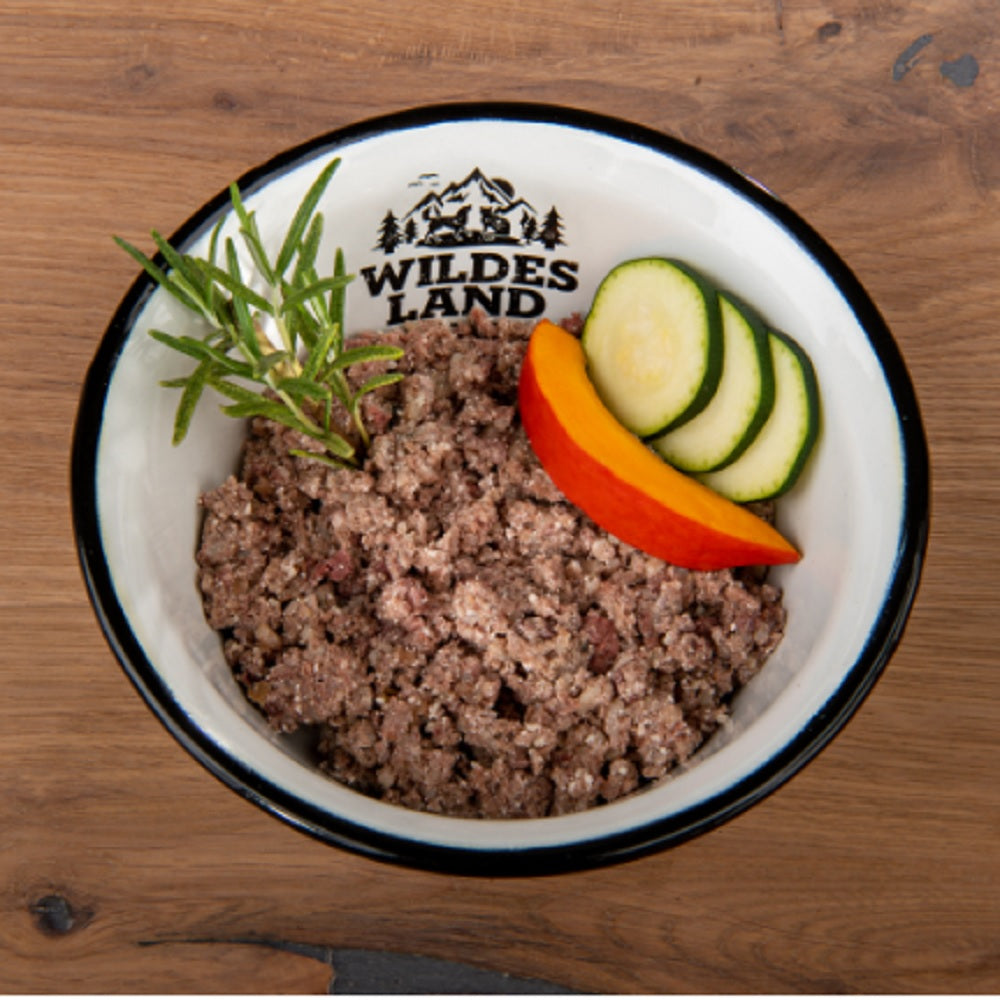 Wildes Land Puppy Hrană Umdă pentru catei cu 60% carne de Miel, Monoproteina 400g