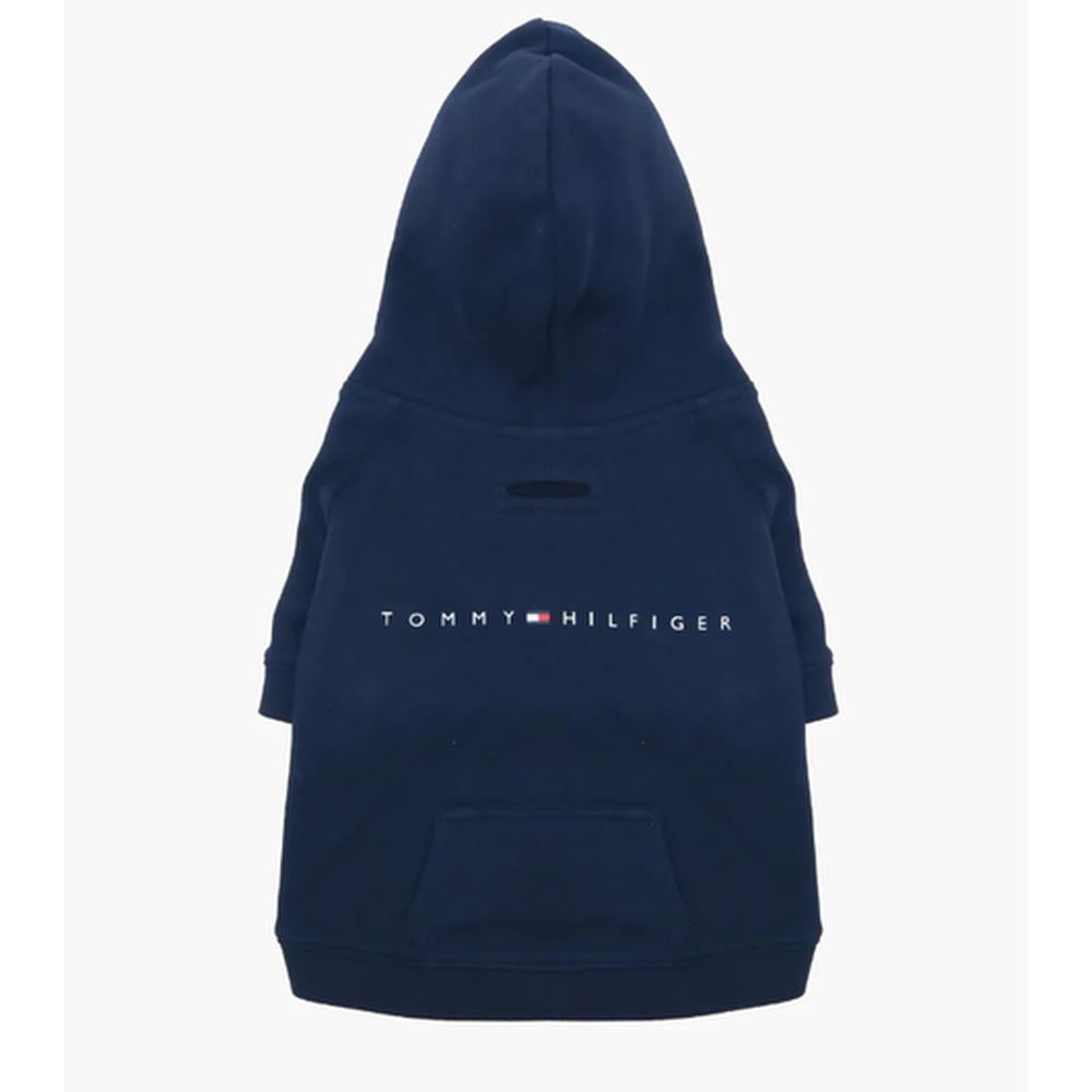 ommy Hilfiger Hanorac Câini/Pisici Indigo Desert Sky M, Hoodie, Bumbac, Talie Medie