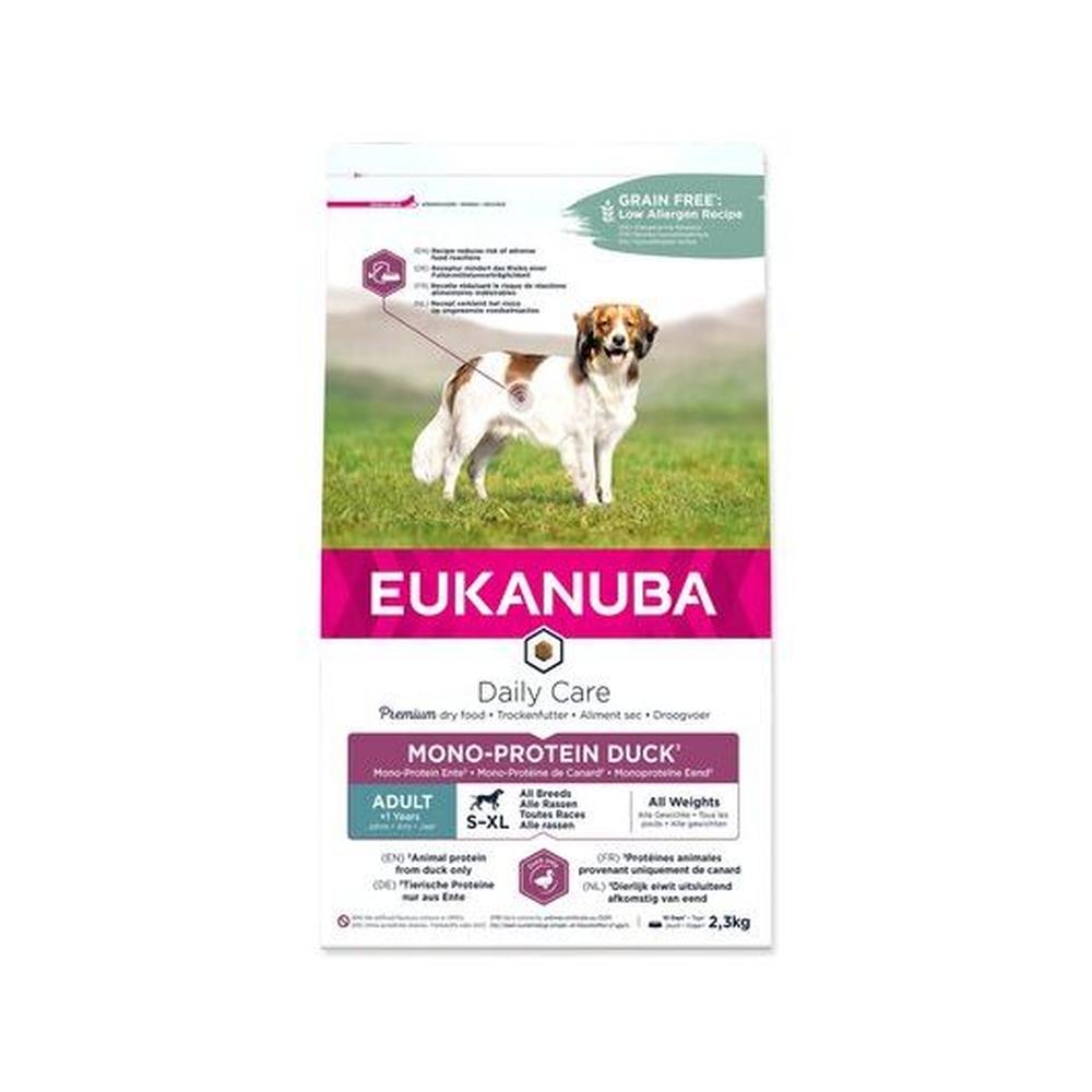 Eukanuba Daily Care Adult Mono-Protein Duck – Hrană uscată monoproteică pentru câini, 2.3 kg