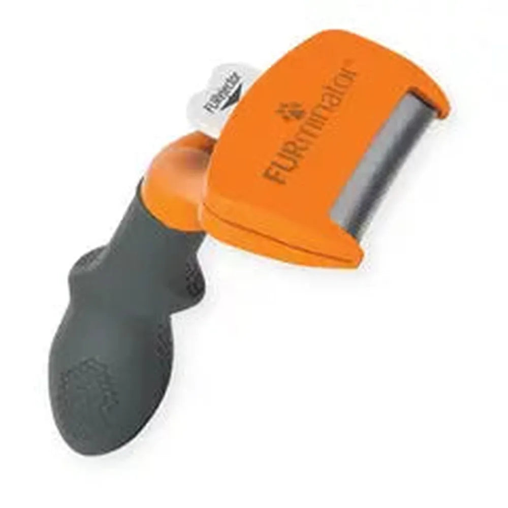 FURminator Dog Undercoat M Short – Perie Profesională DeShedding Câini Talie Medie, Păr Scurt | Reduce Părul Căzut cu 90%