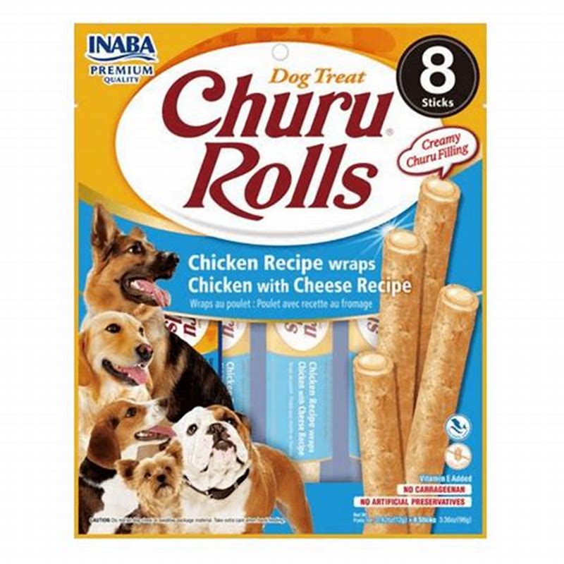 CHURU ROLLS Chicken cu ton - detalii ambalaj