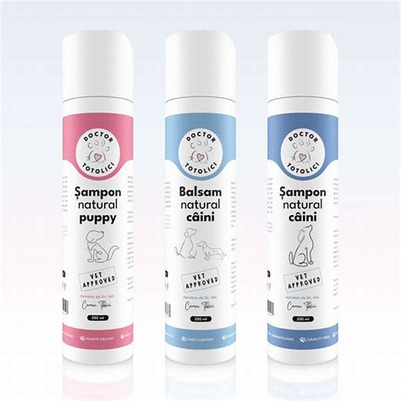 Șampon natural câini Doctor Totolici, 250 ml - detalii ambalaj