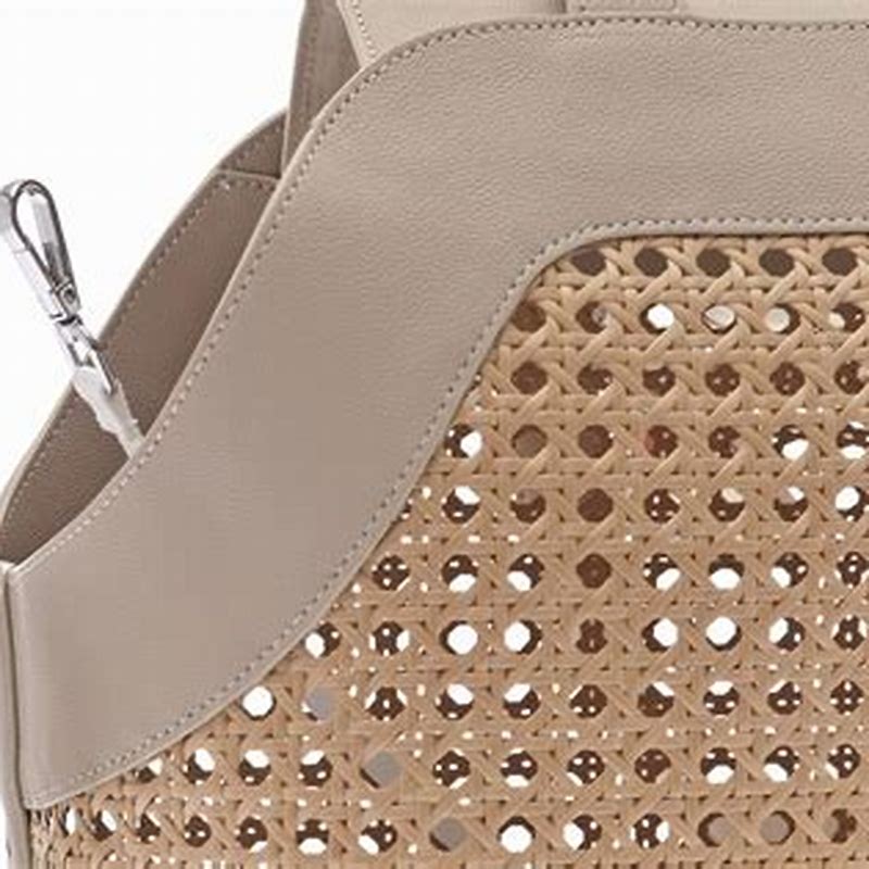 Ferribiella Geanta Musa 40x30x20cm Bej - detalii ambalaj