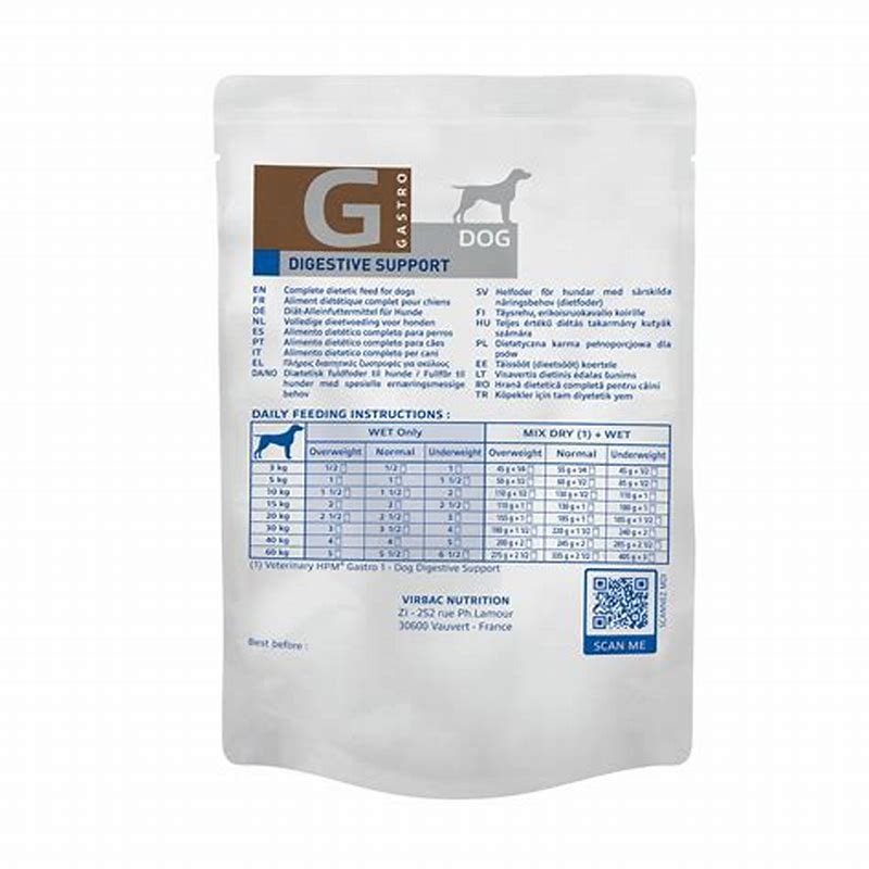 HPM Dog Digestive Support 12kg - detalii ambalaj