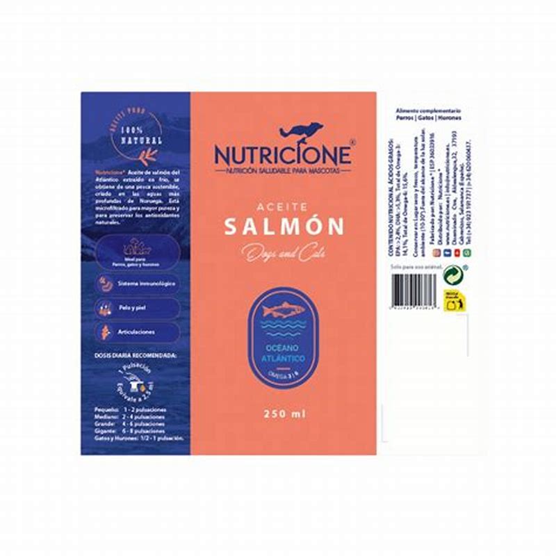 Nutricione Ulei de somon 250 ml - detalii ambalaj