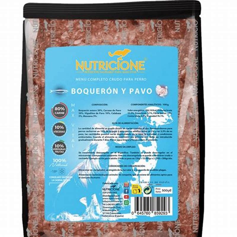 Meniu BARF curcan 500 g - detalii ambalaj