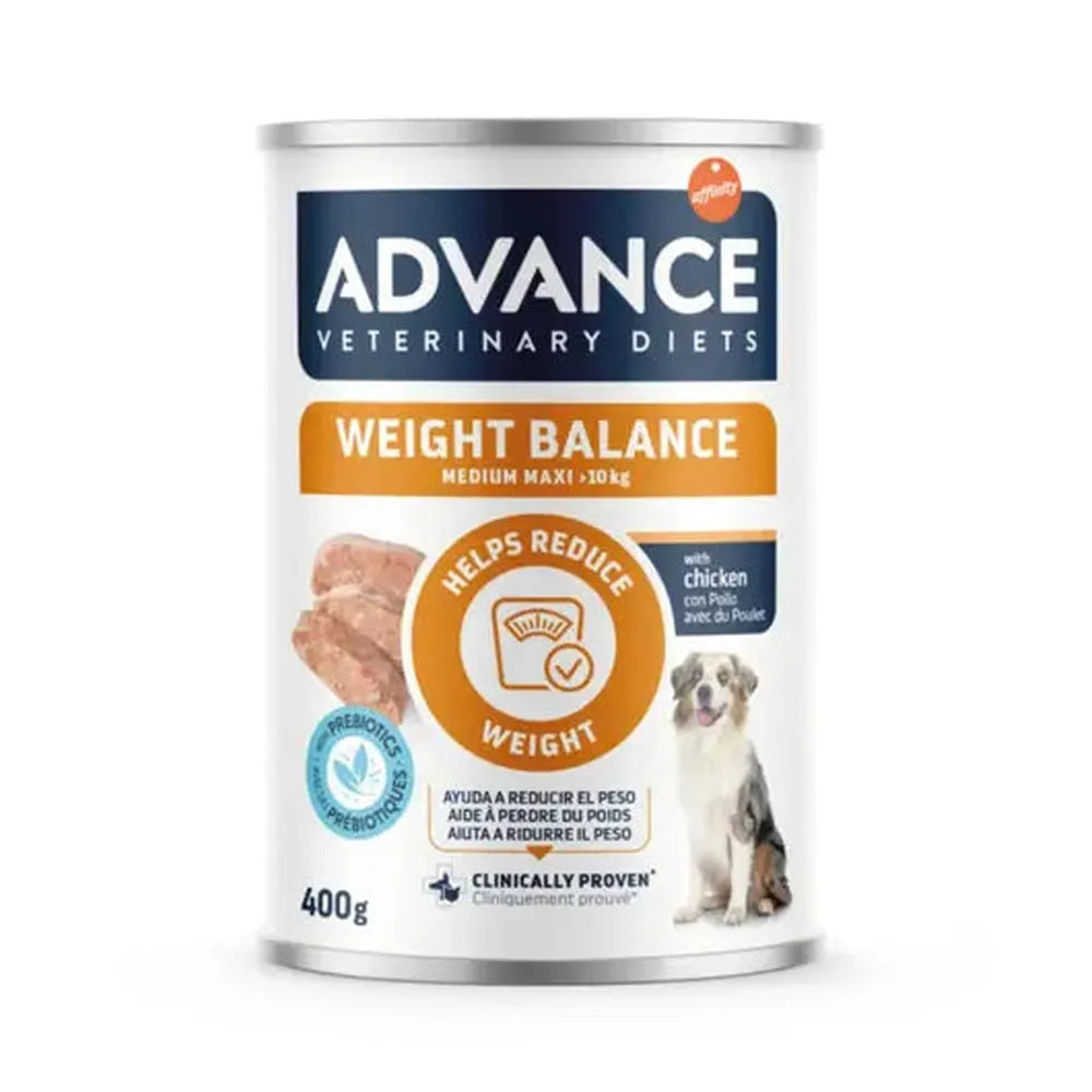 ADVANCE VET Weight Balance M/L, Pui Pate, Obezitate & Diabet, 400g
