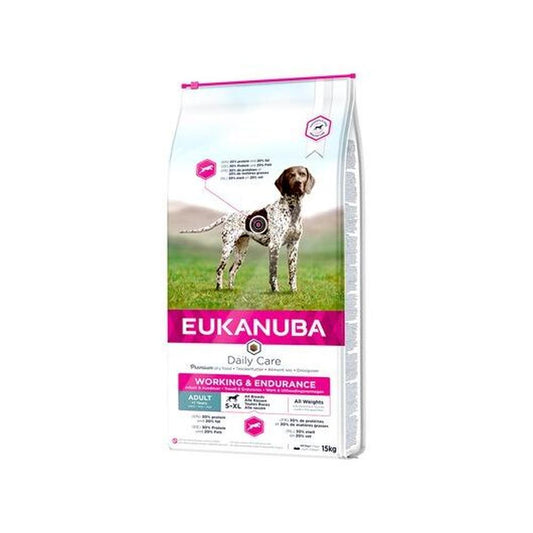 Eukanuba Adult Working & Endurance – Hrană uscată pentru câini activi, 15 kg