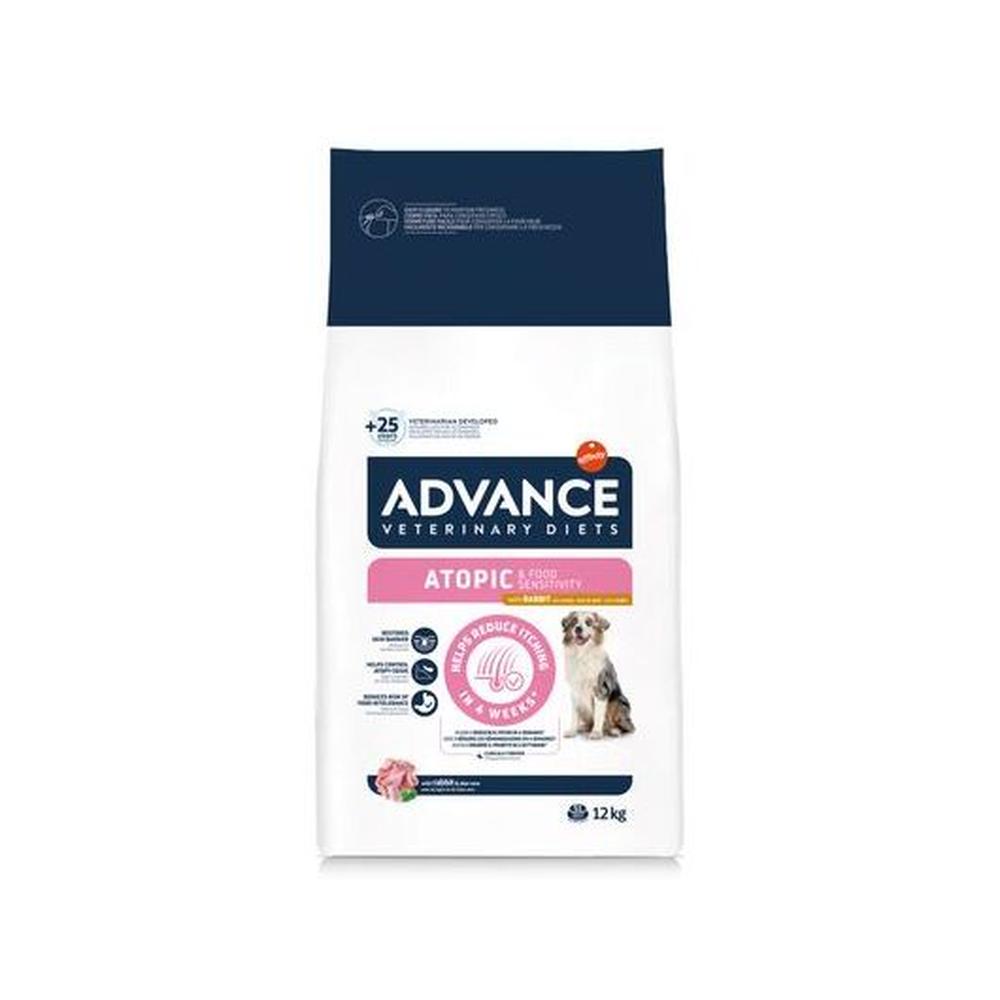 Advance Veterinary Diets Atopic Hrană Uscată Câini, Iepure, Dietă Veterinară, Alergii, 12KG