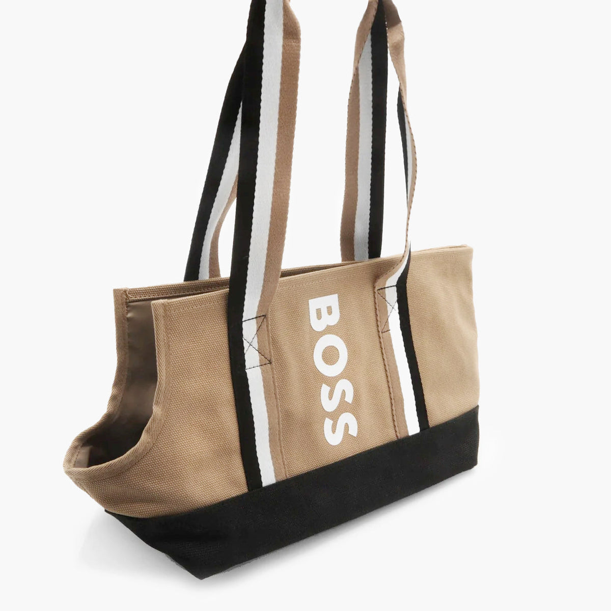 BOSS Dog Canvas Tote Bag Camel L