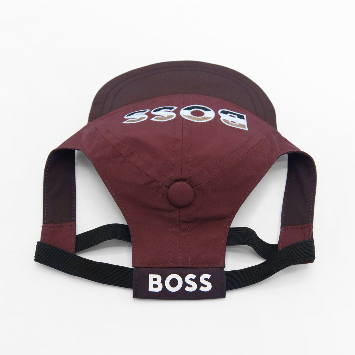 BOSS Dog City Hat Black Tonal Monogram XXS-XS