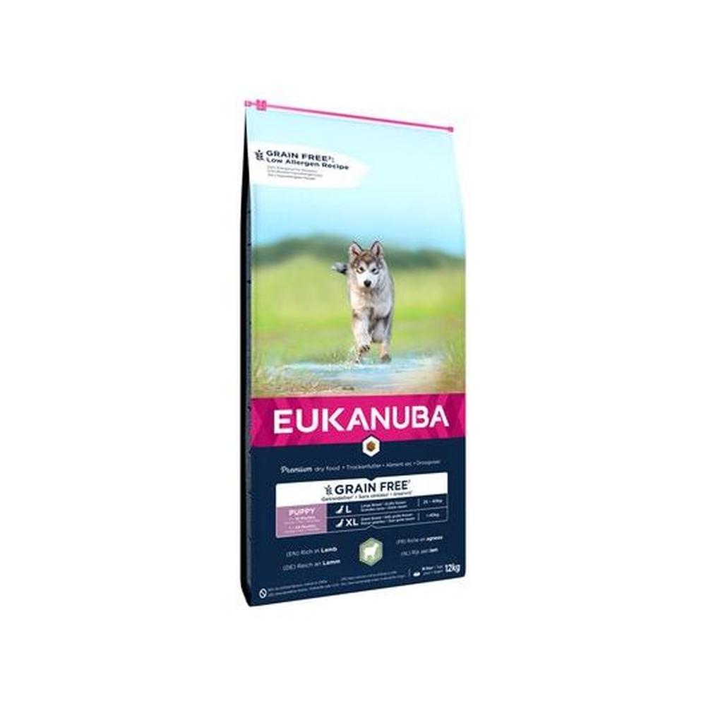 EUKANUBA Puppy Large Grain Free Miel, DHA & Articulații, 12 Kg