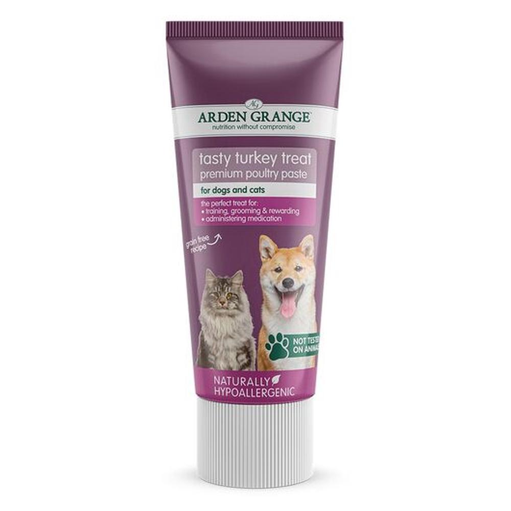 Arden Grange Tasty Liver Pate cu Ficat de Curcan 75 g – Recompensă Hipoalergenică pentru Câini și Pisici | Fără Cereale, Ideal pentru Dresaj și Administrarea Medicamentelor