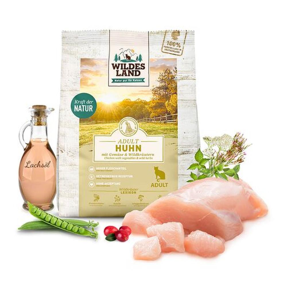 Wildes Land hrana uscata pentru pisici adulte cu carne de pui 1.2 kg