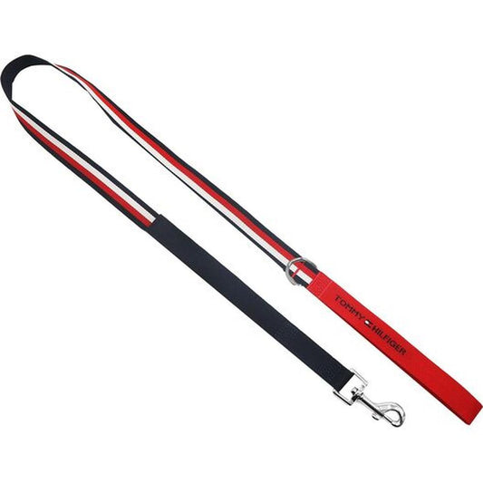 Tommy Hilfiger Lesă Roșie pentru Câini, Mărime S, Ajustabilă, Piele Ecologică, Talie Mică