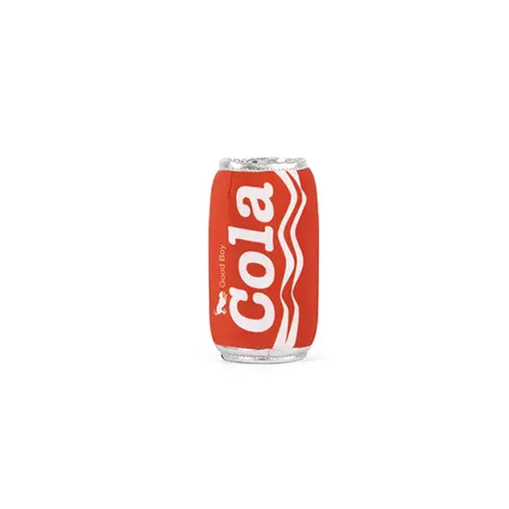 PLAY Jucărie Câini Băutură Răcoritoare Good Boy Cola, Colecția Snack Attack, Chițăit, Eco-Friendly, Moale