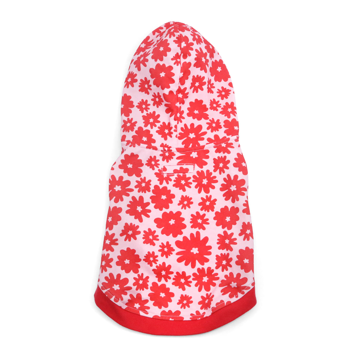 Hanorac rosu model floral S