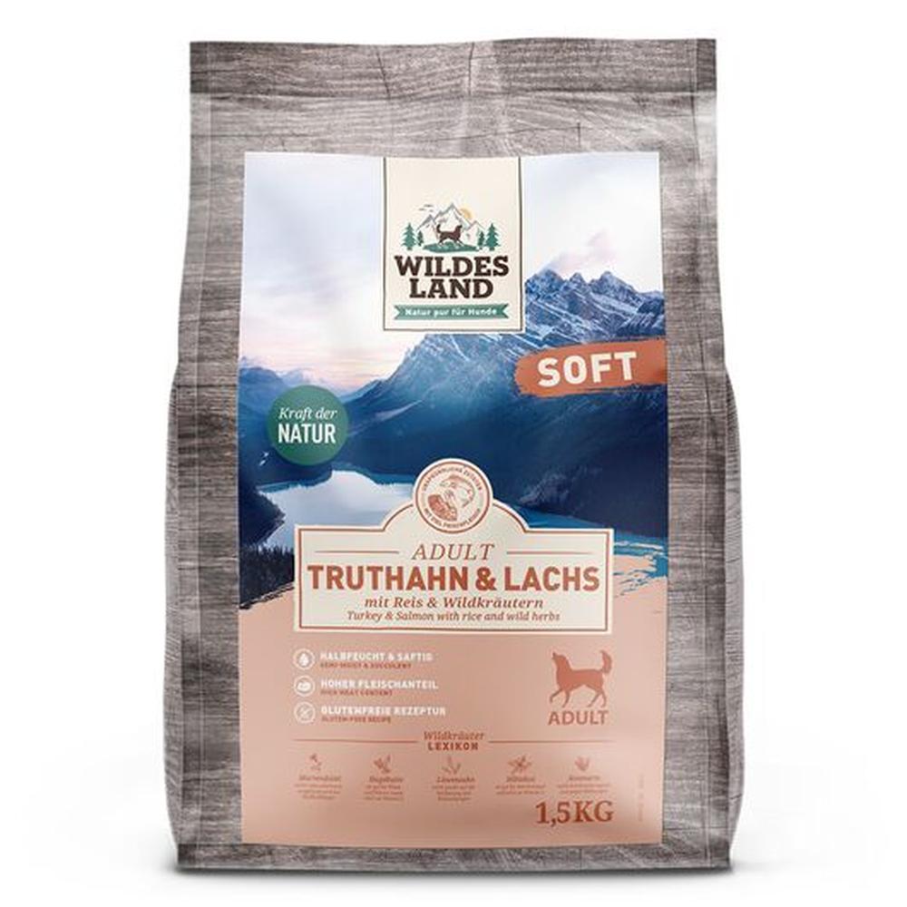 Wildes Land SOFT Curcan & Somon cu Orez | Semi-Umedă 18% Umiditate