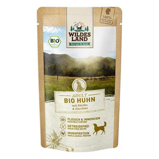 Wildes Land BIO Hrană Câini | 60% Pui Monoproteină & Dovleac | Fără Cereale