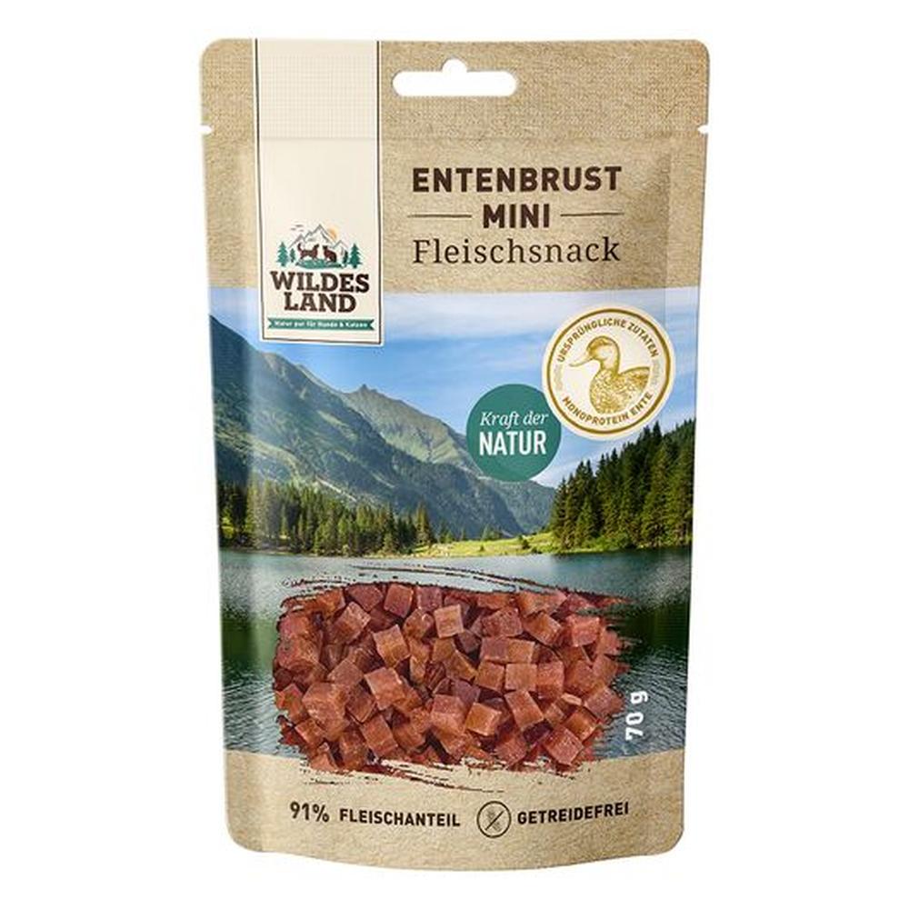 Wildes Land Recompense MINI | Rață (Monoproteină) | Câini & Pisici | Fără Cereale 70g