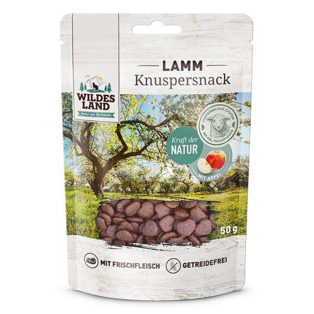Wildes Land Recompense CRUNCHY Pisici | Miel și Măr | Crocanți Fără Cereale 50g