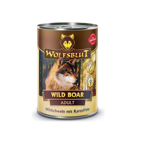 Wolfsblut Wild Boar hrana umeda pentru caini adulti cu carne de porc mistret 800 g