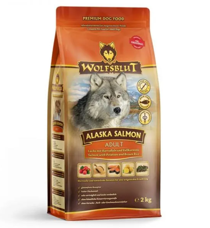 Wolfsblut Adult Alaska Salmon hrana uscata pentru caini 2 kg