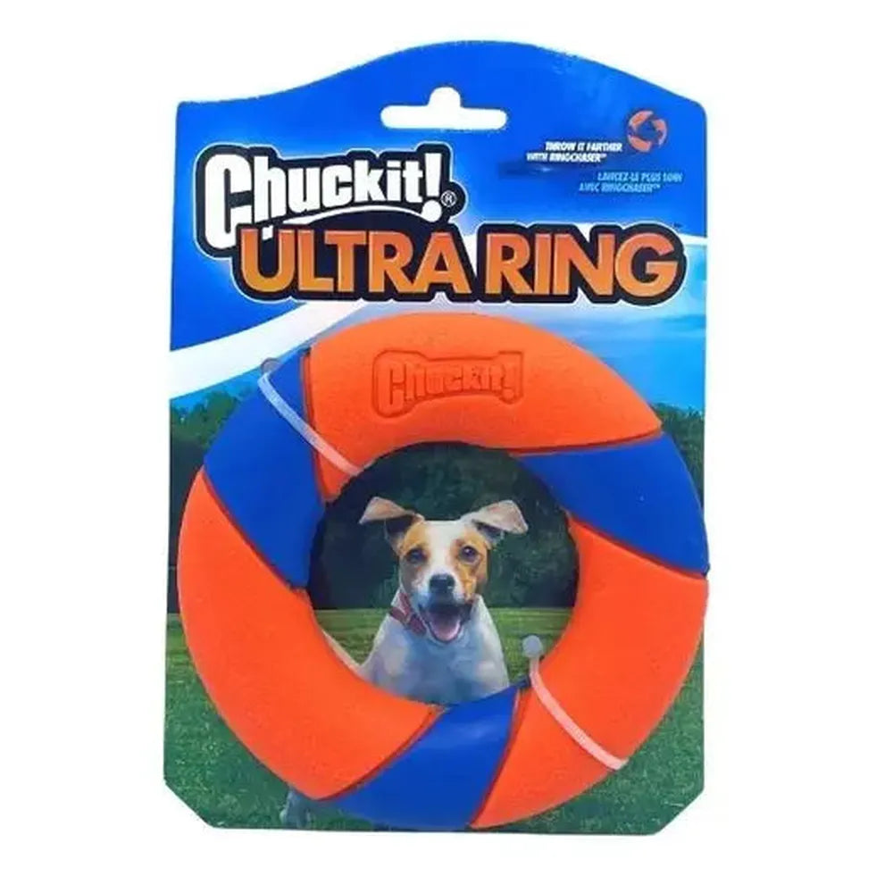 Chuckit! Ultra Ring - Jucărie Aport, Inel Durabil, Spirală, Potrivită pentru Câini Medii/Mari