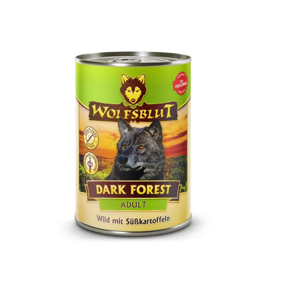 Wolfsblut Dark Forest hrana umeda pentru caini adulti cu vanat 395 g