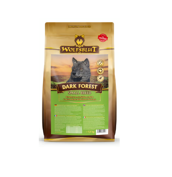 Wolfsblut Dark Forest hrana uscata pentru caini de talie mica cu vanat 2 kg