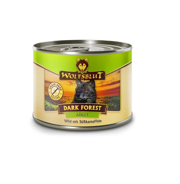 Wolfsblut Dark Forest hrana umeda pentru caini adulti cu vanat 200 g