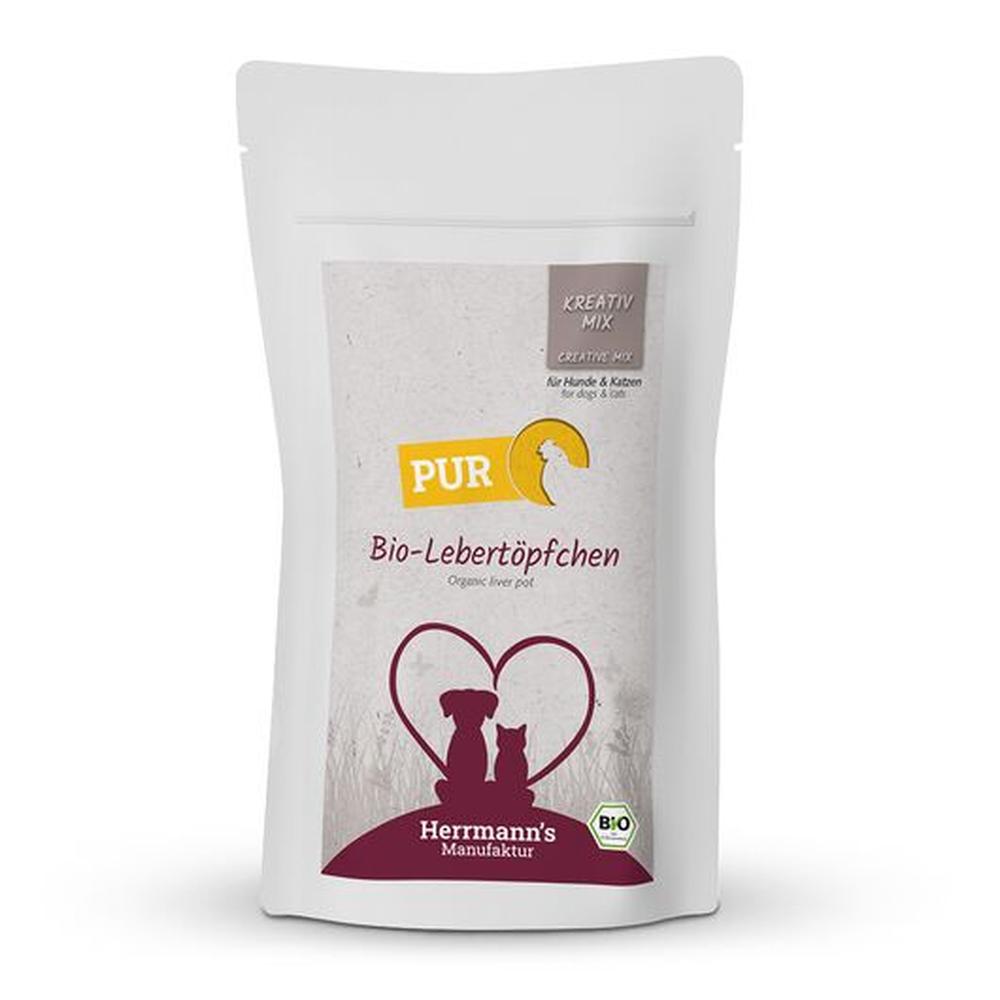 Hermann's Manufaktur Mix creativ BIO hrana umeda din ficat 100 g