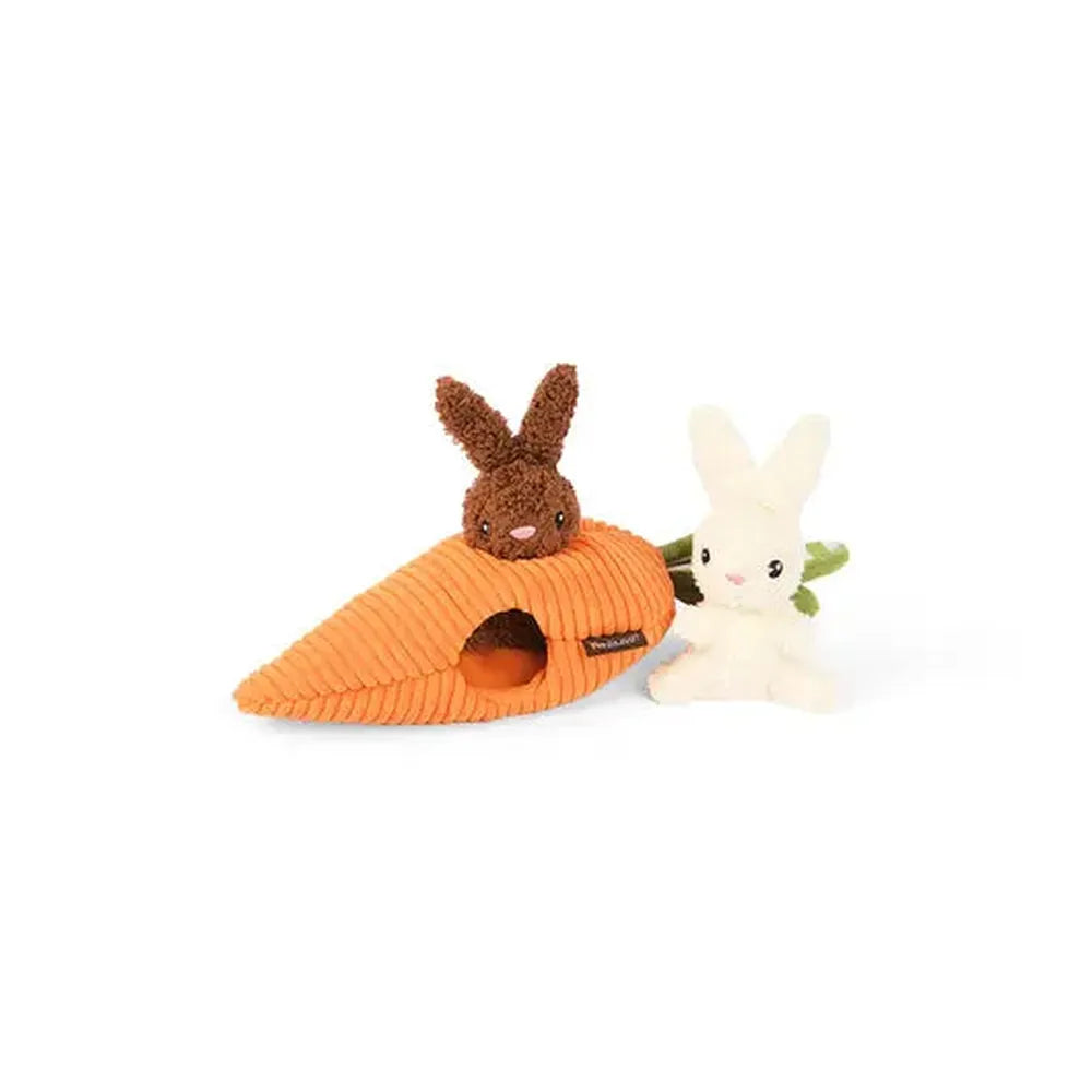 PLAY Jucărie Câini Iepurași (Bunnies), Happy Hounds, Chițăit, Eco-Friendly, Durabilă, Set 2 Bucăți