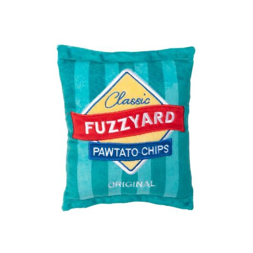 FUZZYARD Jucărie Pluș PAWTATO CHIPS | Cu Sunet & Pluș Moale