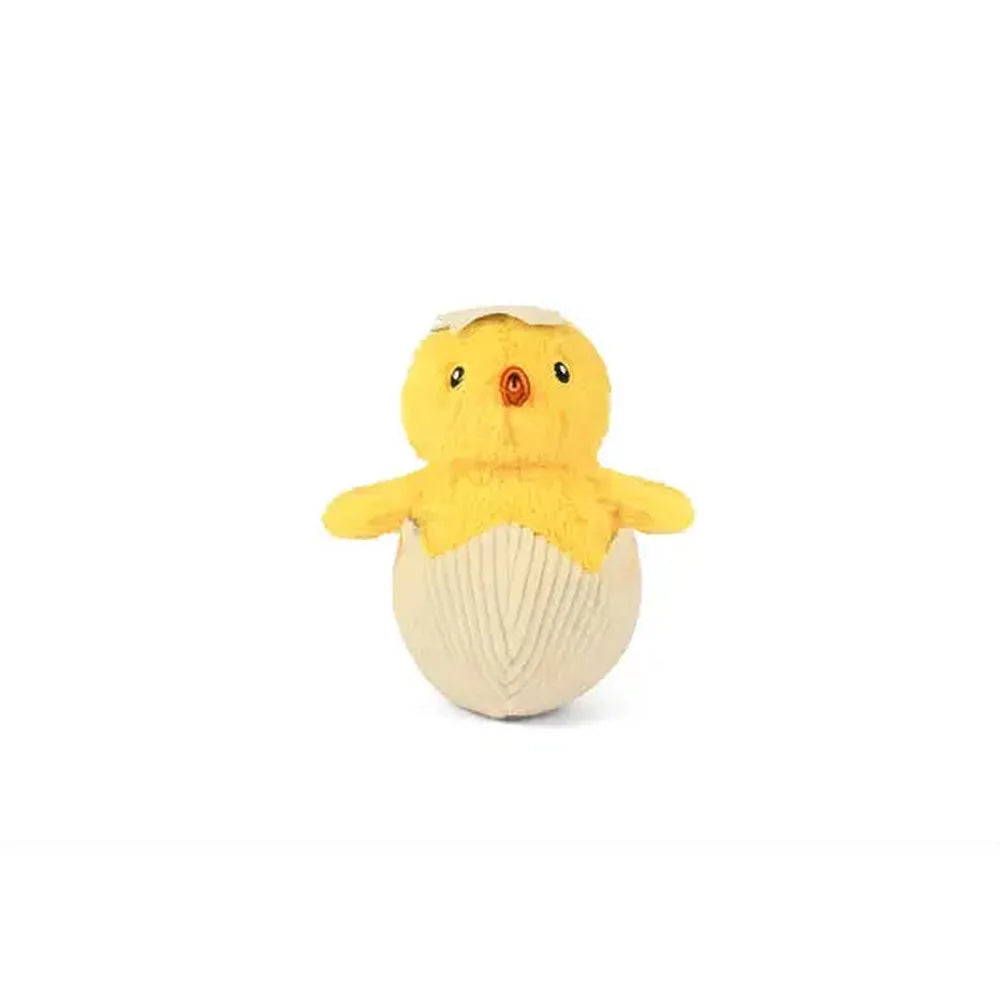PLAY Jucărie Câini Puișor din Ou (Hatching Chick), Happy Hounds, Chițăit, Eco-Friendly, Interactivă