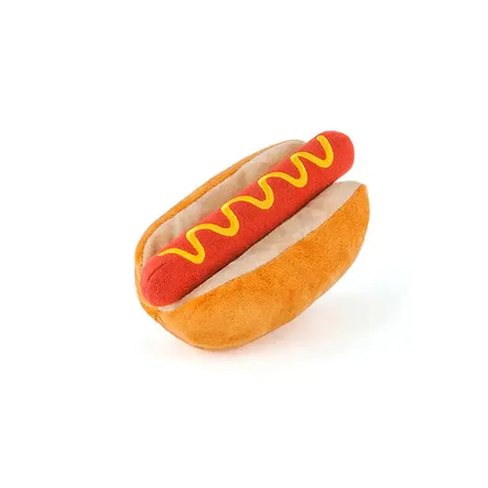 PLAY Jucărie pentru câini Hot Diggy Dog – Jucărie Plush Interactivă, Rezistentă, cu Sunet