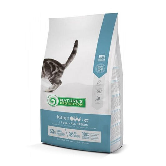 Nature’s Protection Kitten 7 kg – Hrană Super Premium cu Pasăre & Krill pentru Pui de Pisică, Fără Grâu
