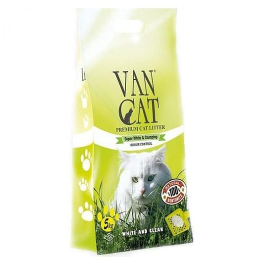 VanCat Nisip Bentonitic Pisici, Pin, Super Aglomerant, Compact, 5 Kg, Low Dust