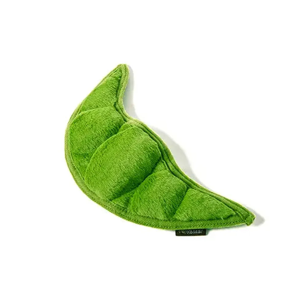 PLAY Jucărie Câini Păstaie Mazăre (Peapod S), Garden Fresh, Chițăit, Eco-Friendly, Mic