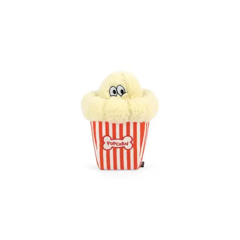 PLAY Jucărie Câini Popcorn (Poppin' Pupcorn), Happy Hounds Hollywood, Chițăit, Eco-Friendly, Pufos