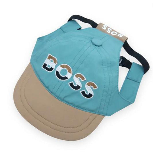 BOSS Dog Set Pălărie & Bandană Play, Mărime XS, Joc Interactiv Câini/Pisici