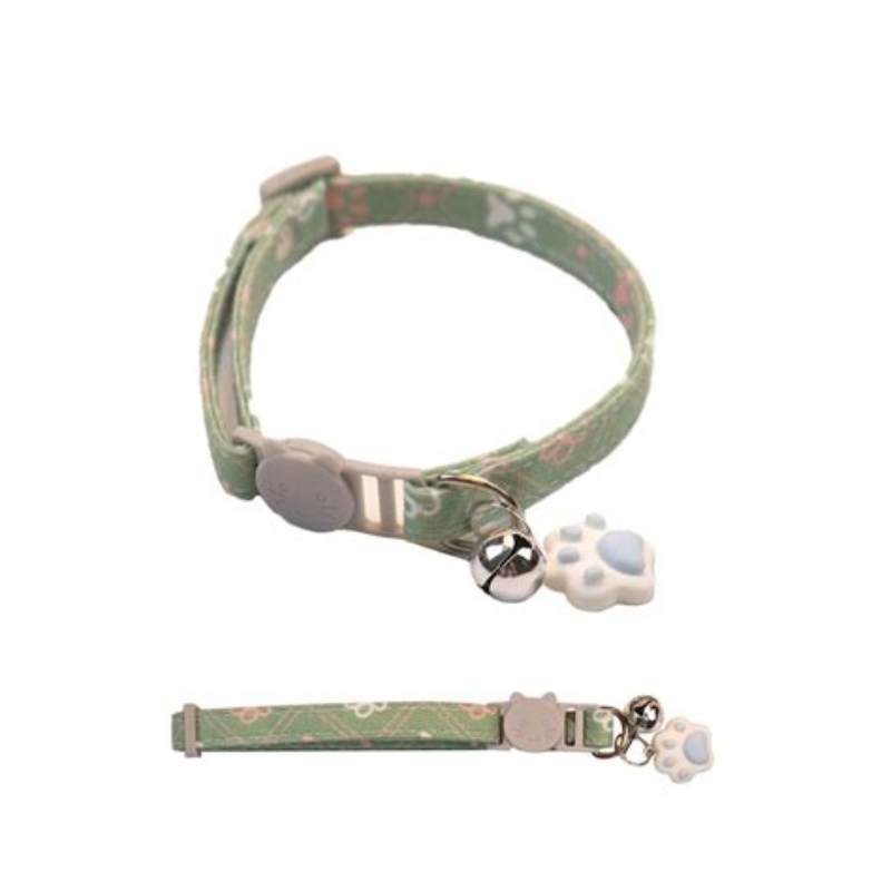 Cheerhunting zgarda pentru pisici model stil japonez verde - imagine produs