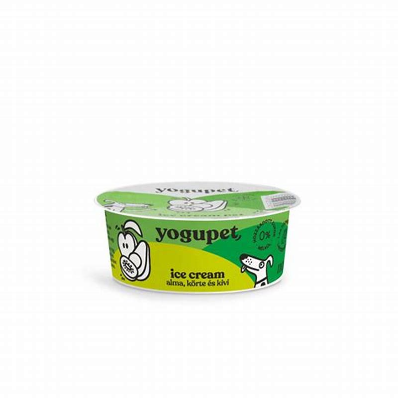 YOGUPET ice cream pepene verde, zmeura, mure 110g - vedere frontală