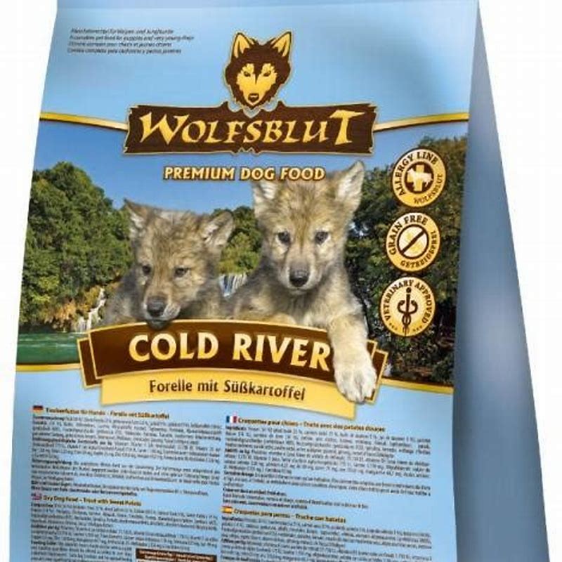Wolfsblut Cold River hrana uscata pentru caini cu peste 2 kg - detalii ambalaj