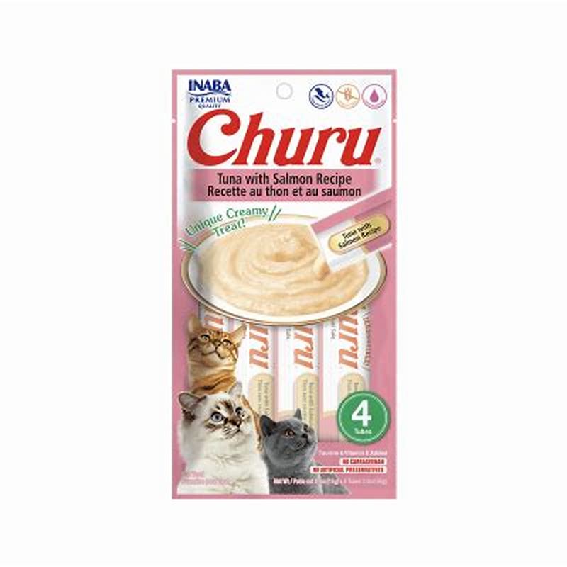 Churu Cat Tuna & Salmon Creamy 14 Gr X 4 - imagine produs