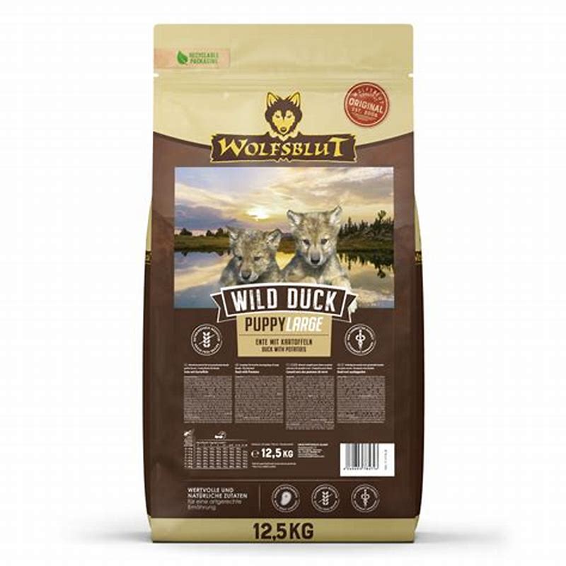 Wolfsblut Puppy Wild Duck hrana uscata pentru caini 2 kg - imagine produs