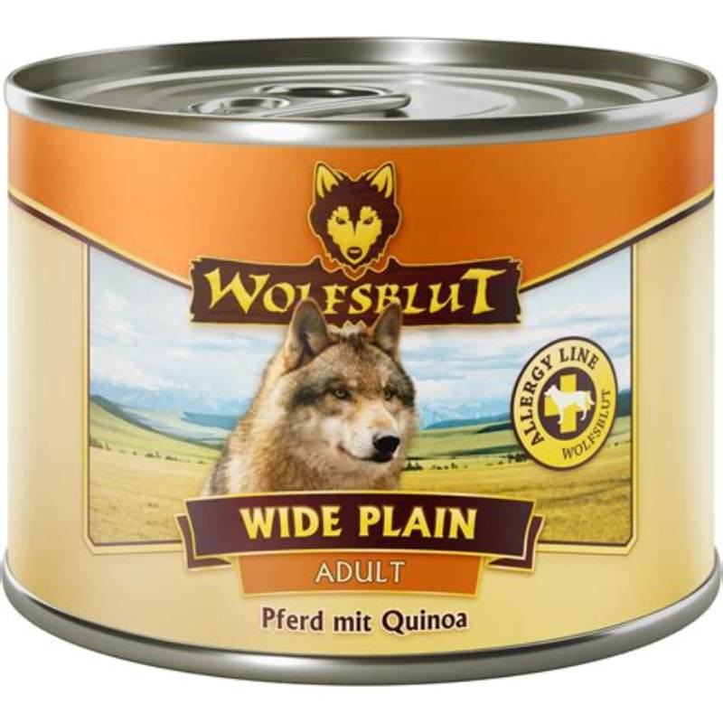 Wolfsblut Wide Plain Quinoa hrana umeda pentru caini adulti cu carne de cal 200 g - imagine produs